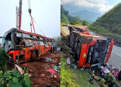 Vụ xe khách chở 33 người bị lật: Thêm 3 nạn nhân tử vong