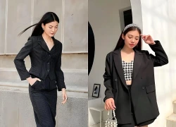 Cân mọi phong cách chỉ với một chiếc áo blazer đen thanh lịch
