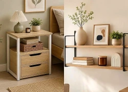 Đừng vội mua tủ đầu giường: 4 thiết kế thay thế vừa đẹp, vừa tối ưu diện tích bạn nên thử