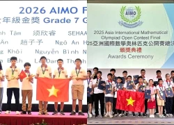 Học sinh Việt Nam thắng lớn tại Đấu trường Toán học châu Á