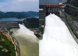 Mở cửa xả đáy hồ thủy điện Hòa Bình, cảnh báo vùng hạ du