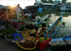 Nét quê ở chợ phường Vị Thanh (Cần Thơ)