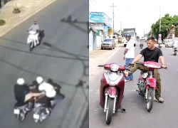Tạm giữ hình sự kẻ chạy xe máy đạp ngã chồng cũ của bạn gái