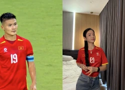 Camera tóm trọn khoảnh khắc chân thực của Chu Thanh Huyền trên sân Mỹ Đình