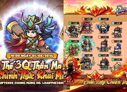 Loạn Thế 3Q: Thần Ma Lệnh chính thức ra mắt và nhanh chóng bùng nổ trên các bảng xếp hạng nhờ lối chơi thẻ tướng cuốn hút