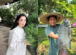 Ca sĩ Trọng Tấn câu được cá to, cuộc sống đầy hoa tươi của hoa hậu Giáng My