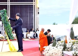 Lào tổ chức trọng thể Lễ an táng cấp Nhà nước đồng chí Xaysomphone Phomvihane
