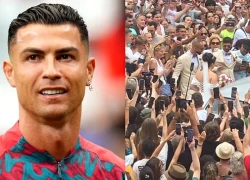 Ronaldo bật cười trước cảnh một đám cưới bị 2.000 người náo loạn vì nhầm tưởng cô dâu chú rể là Georgina và Ronaldo