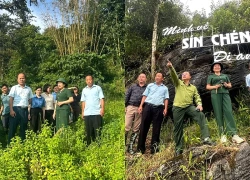 Sín Chéng khảo sát hang động Ngải Phóng Chồ, mở hướng phát triển du lịch khám phá