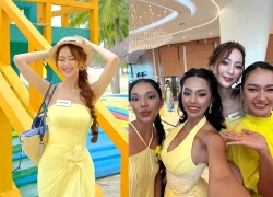 Bảo Ngọc lấn át dàn thí sinh Miss World, nổi bật với chiều cao ấn tượng 1,86 m