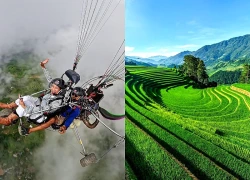 Bay dù lượn trên mùa vàng, chạy ultra trail giữa ruộng bậc thang Mù Cang Chải