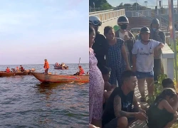 Bố bị thương nặng, con gái 2 tuổi rơi xuống biển mất tích