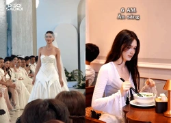 Em gái chân dài của thủ môn Đặng Văn Lâm diện váy cưới kiêu sa như công chúa, chiếm trọn spotlight trên sàn catwalk vì visual cực bén