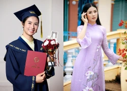 Hoa hậu Ngọc Hân mang thai vẫn đi học đều đặn, giờ tốt nghiệp thạc sĩ loại giỏi