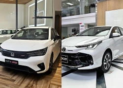 Phân khúc sedan cỡ B tháng 7: Honda City giữ ngôi đầu, Toyota Vios vượt Mazda2
