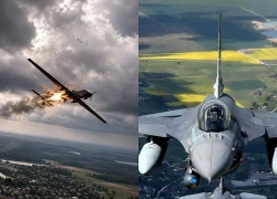 Tiêm kích NATO bắn hạ UAV xâm nhập không phận Latvia