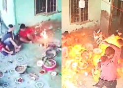 Liên tiếp nổ bình gas mini khiến 5 người bị bỏng, có bé gái 12 tuổi