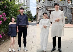 Cô gái 1m45 cưới chàng trai cao 1m85, được bù đắp tổn thương trong quá khứ