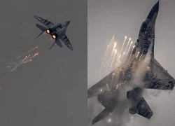 Su-35 Nga bắn tên lửa hạ tiêm kích Ukraine đang thả bom lượn