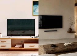 Tivi ngày càng ít được đặt trên kệ, 2 cách bố trí đang được nhiều gia đình lựa chọn