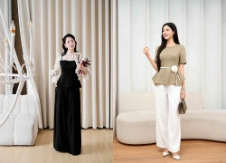 Áo peplum biến mọi vóc dáng thành 'đồng hồ cát'