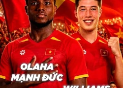 Hai cầu thủ Olaha và Lee Williams đã có quốc tịch Việt Nam!