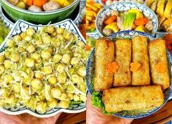 Mâm cỗ cúng Rằm tháng 7 đơn giản, dễ thực hiện tại nhà của mẹ đảm