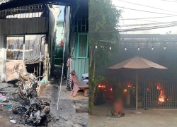 Người đàn ông phóng hỏa đốt nhà, ôm người tình giữa đám cháy