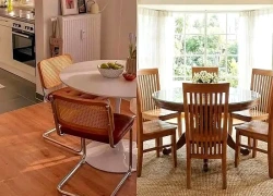 Nhà nhỏ đừng vội chọn bàn chữ nhật, bàn ăn tròn có 5 ưu điểm đáng cân nhắc