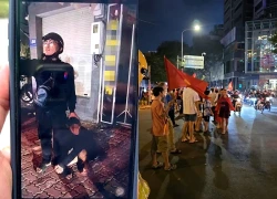 Nhóm thanh niên bắt trói người vi phạm lúc "đi bão" rồi đưa đến CSGT TPHCM