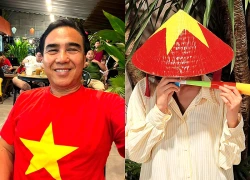 NS Quyền Linh - Lan Ngọc và cả showbiz hướng về SVĐ Mỹ Đình, 1 nữ diễn viên công khai người yêu nếu ĐT Việt Nam vô địch