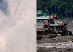 Phi công kể khoảnh khắc lũ bùn cao 6m ập xuống biên giới Nepal - Trung Quốc
