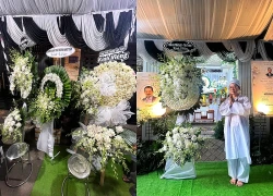 Tang lễ cố nghệ sĩ Mã Trung: Người thân lặng lẽ bên di ảnh, Lan Ngọc, vợ chồng Thu Trang chia buồn