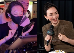 Thu Trang lộ vết sẹo lớn trên mặt