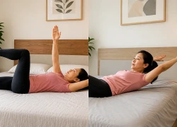 5 bài tập tại giường giúp tăng cường cơ lõi sau tuổi 60