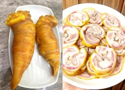 Cách làm tai heo cuộn bắp giò ủ muối đổi vị cho mâm cơm ngày nghỉ lễ 2/9 thêm hấp dẫn