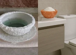 Đặt bát muối trắng trong nhà vệ sinh, cách làm của nhiều nhà giàu xưa để thu hút tài lộc