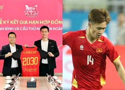 Hoàng Đức ký hợp đồng 'khủng' với Ninh Bình, kèm điều khoản đặc biệt chưa từng có