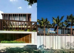 Khoảng sân giữa nhà 'kết nối' nhiều thế hệ trong gia đình