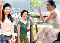 Khoảnh khắc mẹ Lưu Diệc Phi U70 hiếm hoi lộ diện, gây sốt MXH với 1 chi tiết