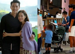 Lộ diện cùng con trai, Hyun Bin gây xôn xao với diện mạo khác lạ tại Nhật Bản