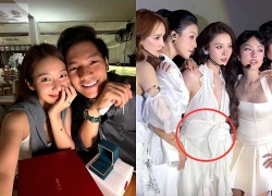 Loạt ảnh lộ rõ sắc vóc Khả Ngân khi đang mang thai