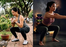 Ngồi xổm đúng cách để cải thiện vóc dáng