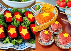 Tình yêu nước trong những món ăn mang màu cờ đỏ sao vàng trong ngày Quốc khánh