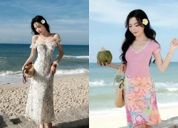 Xu hướng họa tiết hoa lá bản lớn nâng tầm rực rỡ cho tủ đồ mùa hè