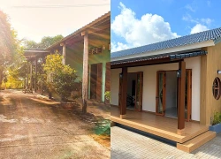 3 chị em ở Đồng Tháp cải tạo nhà 70 năm tuổi tặng bố mẹ, lắp hơn 200 bóng đèn