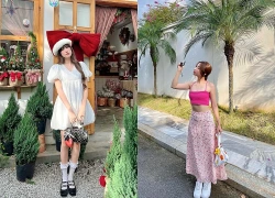Bản phối thời trang cùng muôn kiểu biến tấu từ túi xách họa tiết