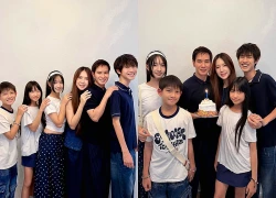 Bức ảnh 6 thành viên nhà Lý Hải gây sốt, con trai 15 tuổi cao vượt bố