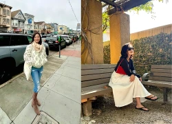 Hồng Đào viên mãn ở Mỹ, cuộc sống bình dị cùng con cái khiến dân mạng chú ý