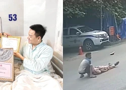 Trung tá cảnh sát hình sự Hà Nội bị người đi xe máy không biển tông gãy chân